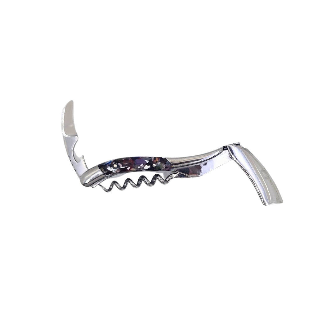 Sommelier avec manque en résine acrylique par Laguiole en Aubrac ouvert vu de derrière