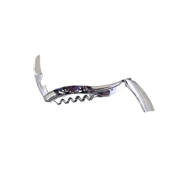 Sommelier avec manque en résine acrylique par Laguiole en Aubrac ouvert vu de derrière