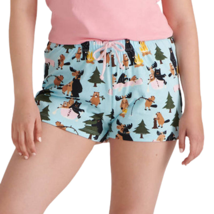Shorts de nuit pour femme Life in the wild par Hatley vu de devant