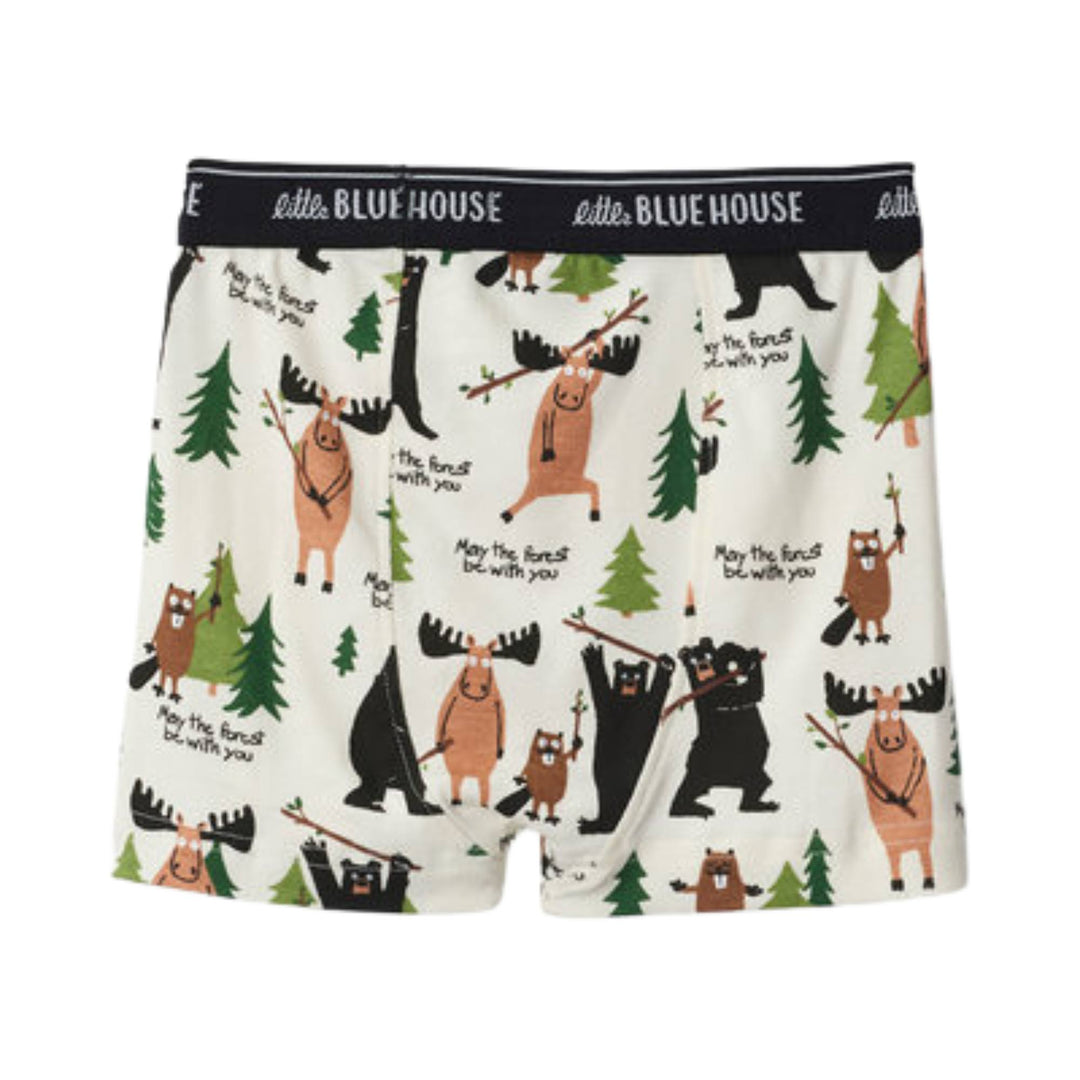 Boxer pour enfant May the forest be with you par Hatley vu de derrière