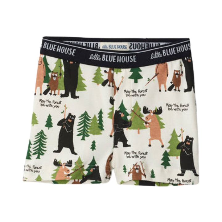 Boxer pour enfant May the forest be with you par Hatley vu de devant