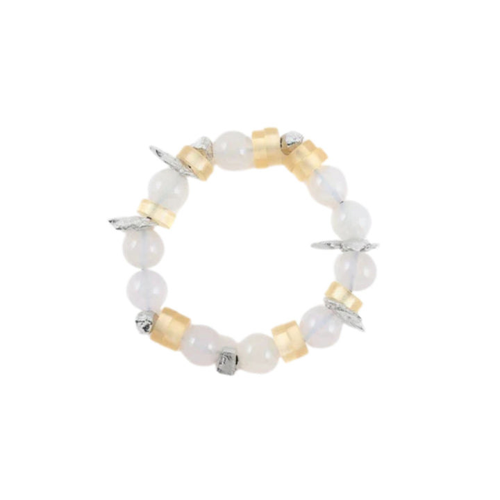 Bracelet Grafias avec morceaux d'étain par Anne-Marie Chagnon vu de dessus