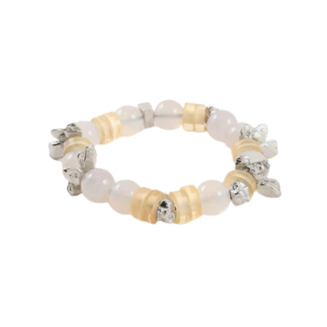 Bracelet Grafias avec morceaux d'étain par Anne-Marie Chagnon