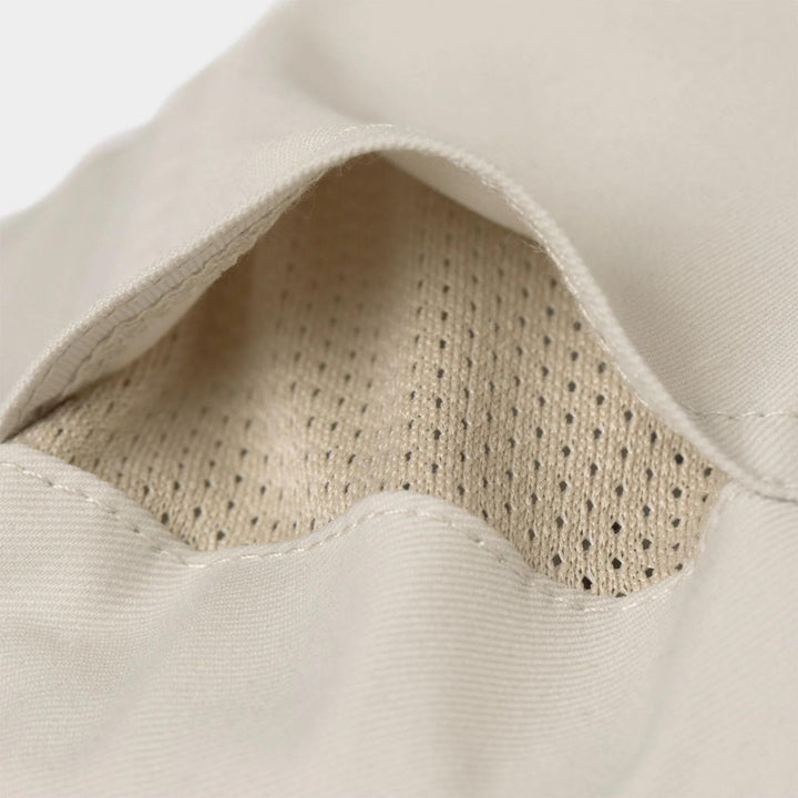 Chapeau Tilley le Clubhouse beige vue rapprochée de la pochette intérieure