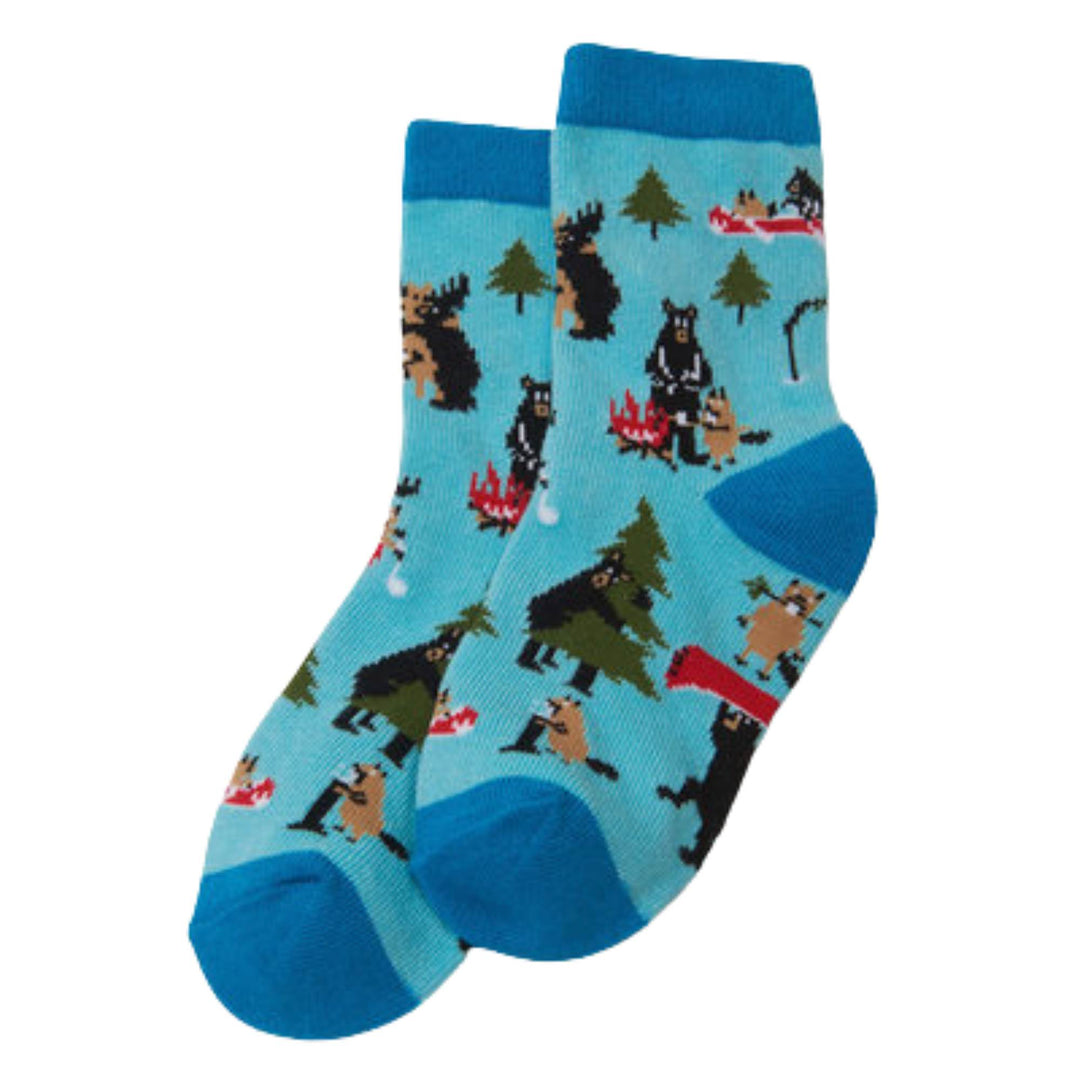 Chaussettes pour enfant Vie dans la nature bleues par Petite maison bleue Par Hatley