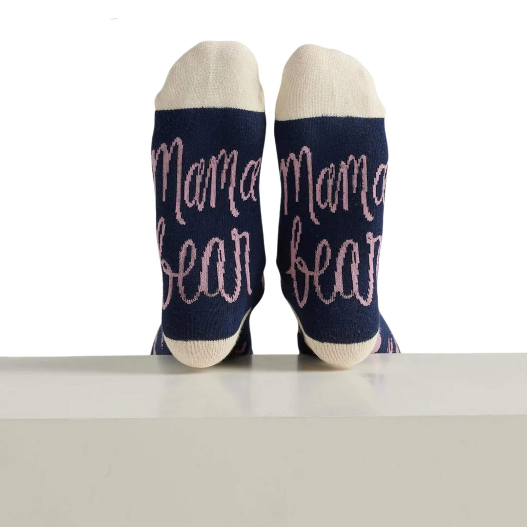 Chaussettes femme mama bear par La petite maison bleue par Hatley vues de dessous