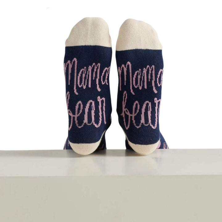 Chaussettes femme mama bear par La petite maison bleue par Hatley vues de dessous