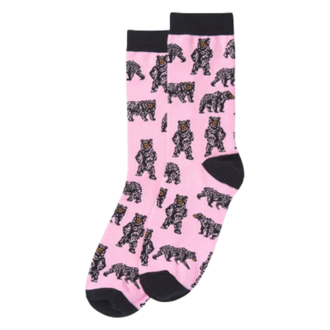 Chaussettes pour femme Ours sauvages sur rose par Petite maison bleue par Hatley