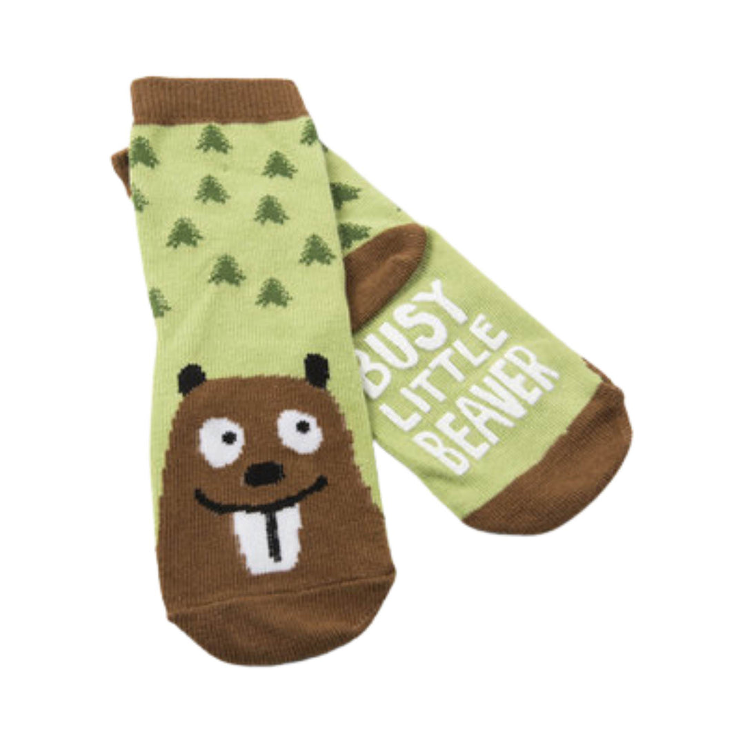 Chaussettes pour enfants avec motif de castor