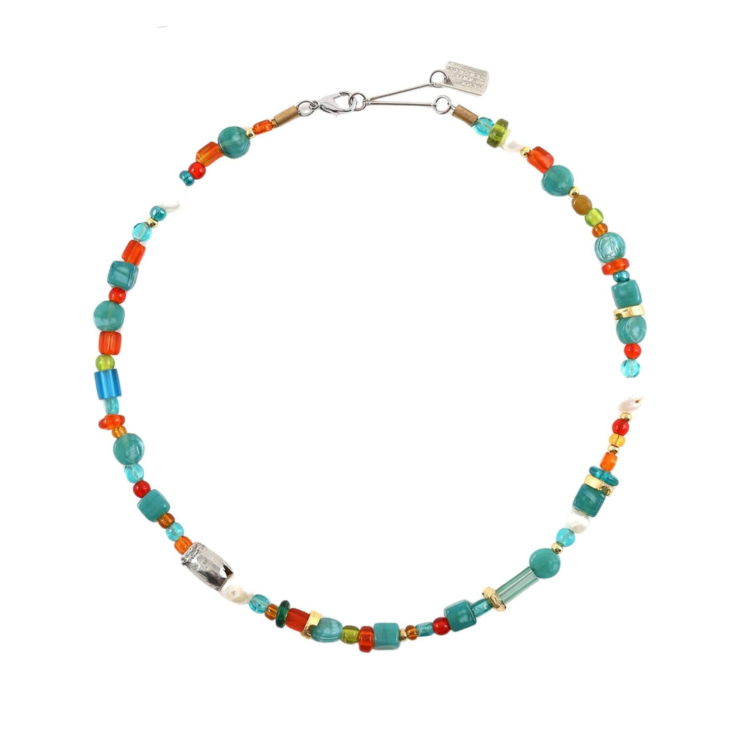 Collier avec billes colorées Luan par ANne-Marie Chagnon