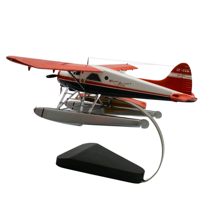 Modèle réduit d'un hydravion Wheeler Airline vu de côté avec son logo