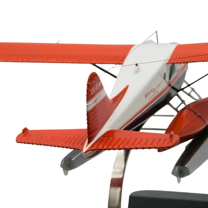 Détails de l'arrière d'un Modèle réduit d'un hydravion Wheeler Airline