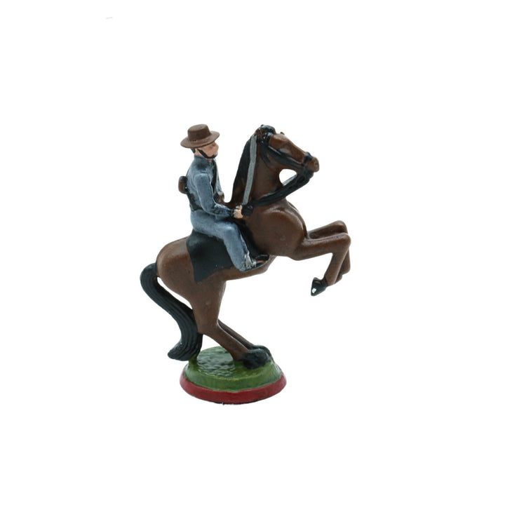 Cavalier rouge du Jeu d'échecs de la guerre civile vu de côté par Ashleay Dollard