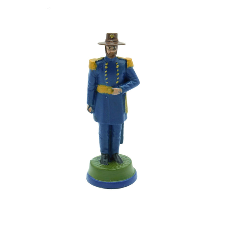 Fou bleu du Jeu d'échecs de la guerre civile vu de devant par Ashleay Dollard