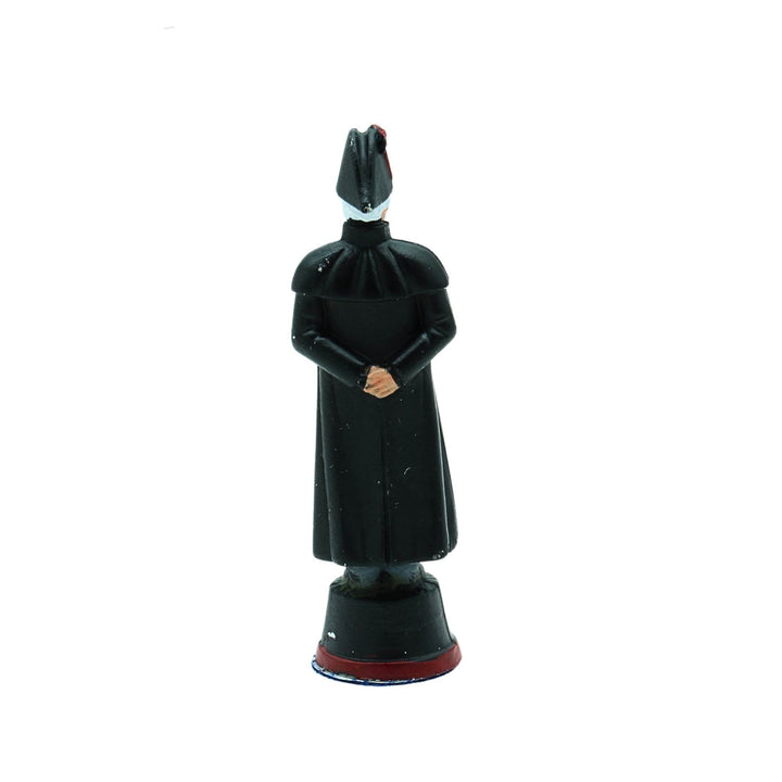 Roi rouge du Jeu d'échecs avec personnages de Napoléon en couleur par Ashleay Dollard vu de derrière