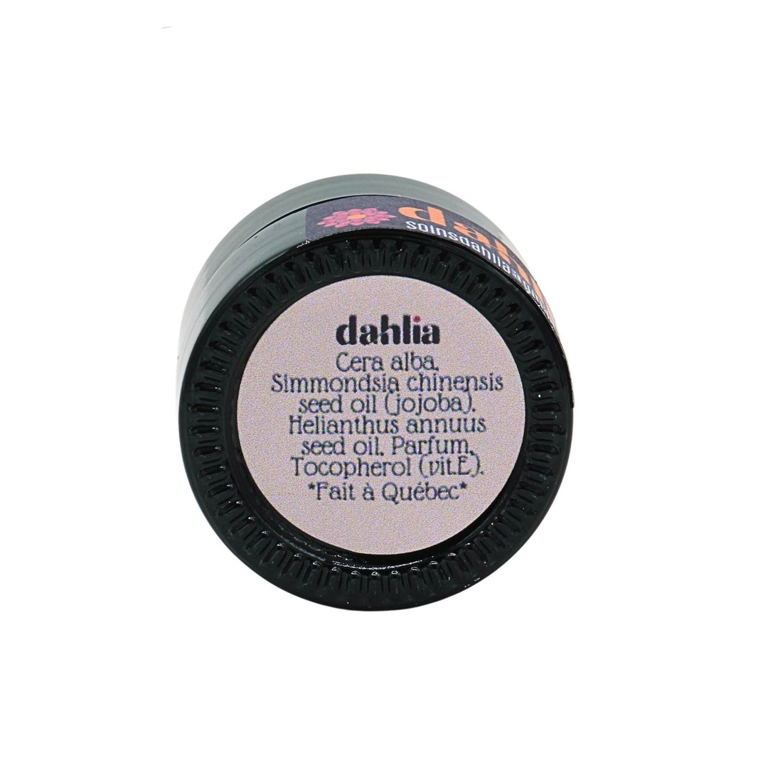 Parfum solide Mademoiselle par Dahlia vu de dessous