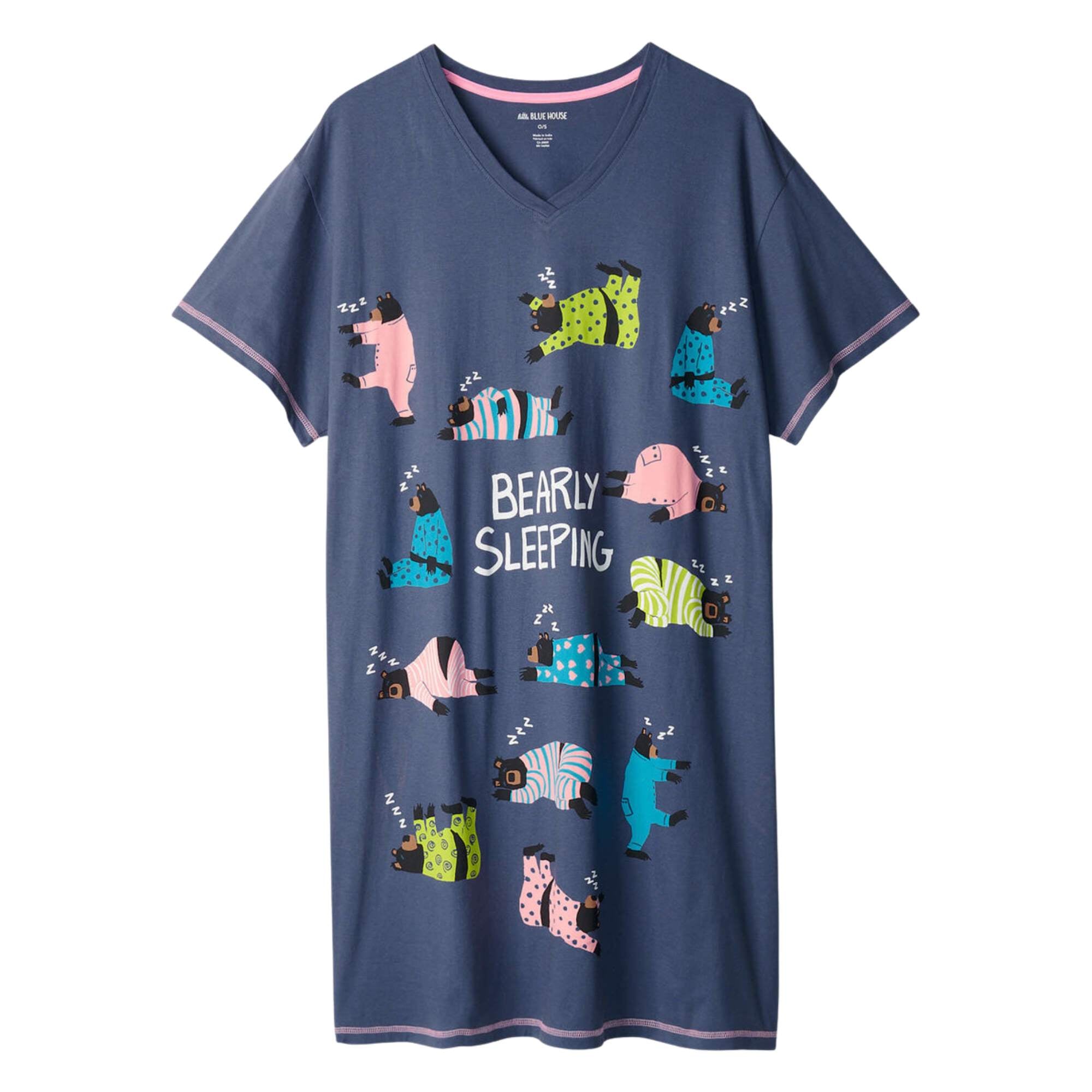 Robe de nuit Bearly Sleeping - Conçu au Canada – Artisans Canada