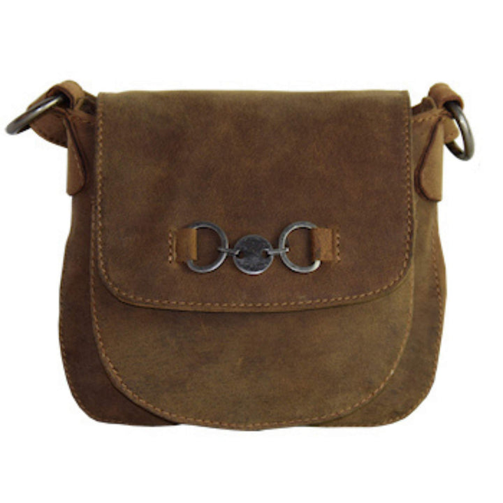 Sac à main en cuir de bison 2790 avec boucle décorative vu de devant par Adrian Klis