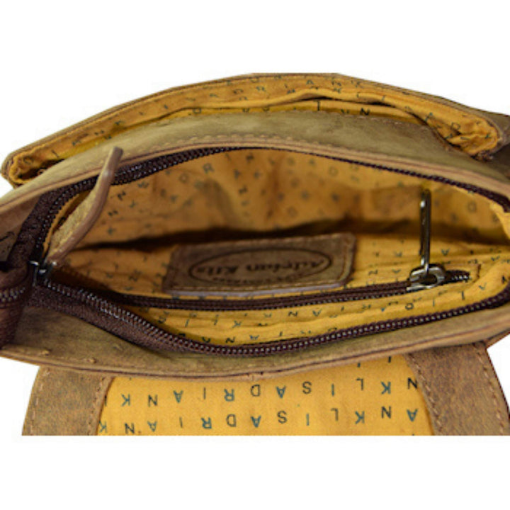 Sac à main en cuir de bison 2790 vu de l'intérieur par Adrian Klis