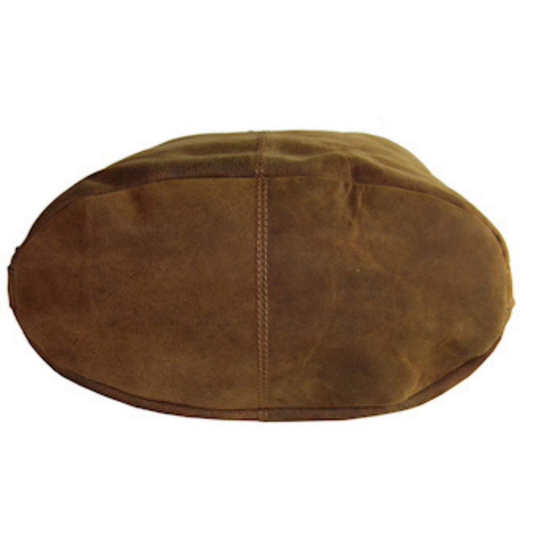 Sac à main fourre-tout avec bandoulière 2793 en cuir de bison par Adrian Klis vu de dessous