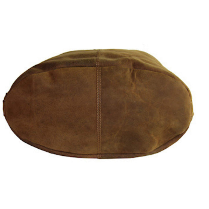 Sac à main fourre-tout avec bandoulière 2793 en cuir de bison par Adrian Klis vu de dessous