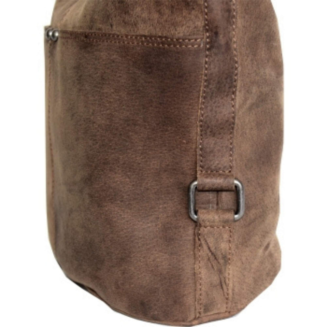 Détail du Sac à main fourre-tout avec bandoulière 2793 en cuir de bison par Adrian Klis