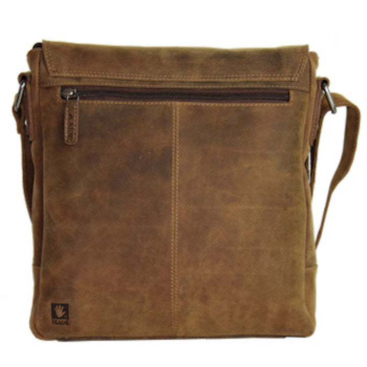 Sac Adrian Klis en cuir de bison 2908 vu de derrière