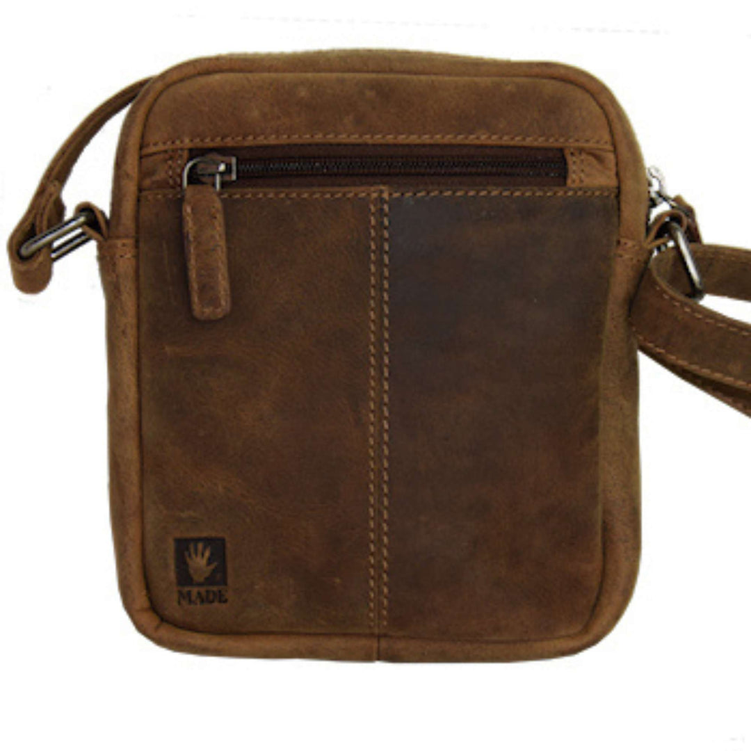 Sac Adrian Klis 2926 en cuir de bison vu de derrière