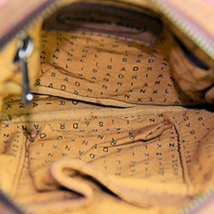 Intérieur du sac Sac Adrian Klis 2926 en cuir de bison