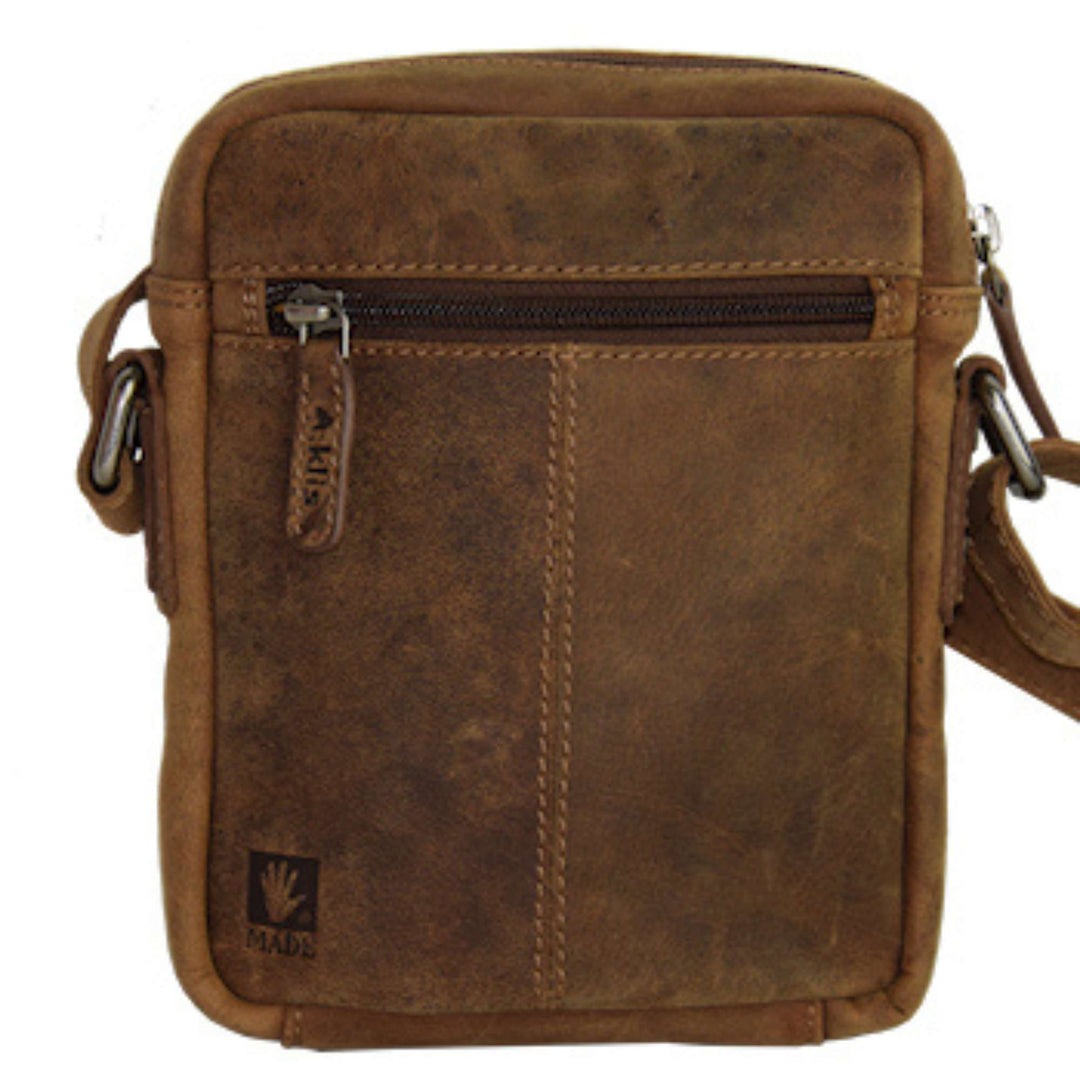 Sac Adrian Klis en cuir de bison 2928 vu de derrière