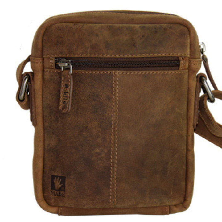 Sac Adrian Klis en cuir de bison 2928 vu de derrière