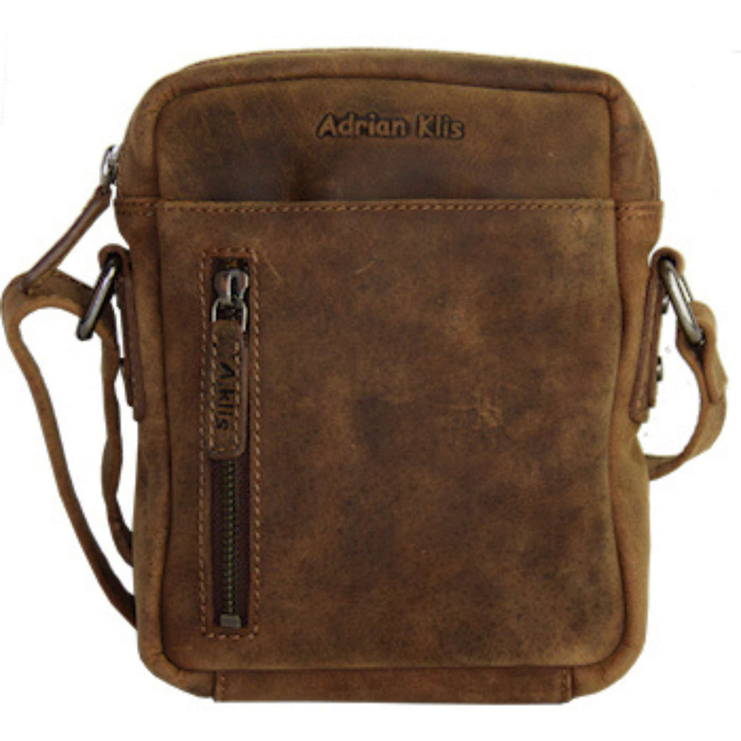 Sac Adrian Klis en cuir de bison 2928 vu de devant
