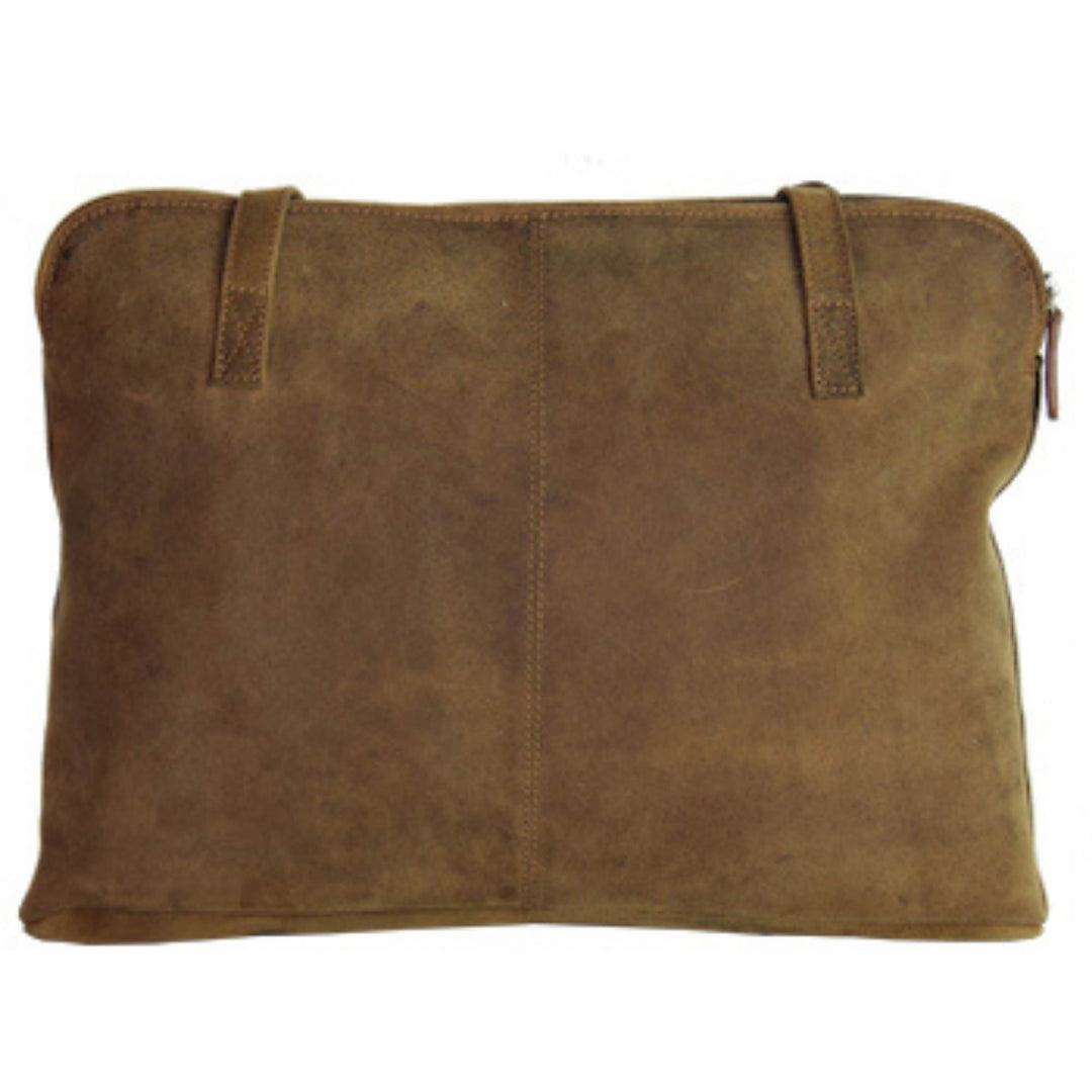 Sac organisateur 2326 par Adrian Klis en cuir de bison vu de derrière