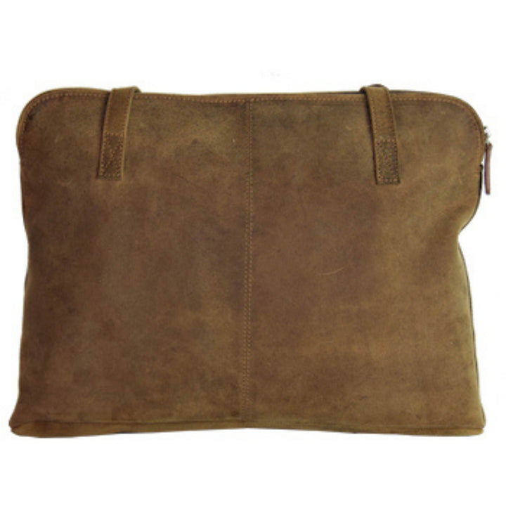 Sac organisateur 2326 par Adrian Klis en cuir de bison vu de derrière