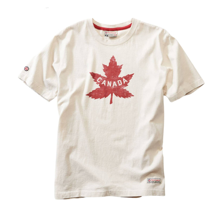 T-shirt heritage canadiens blanc pour homme par Red Canoe