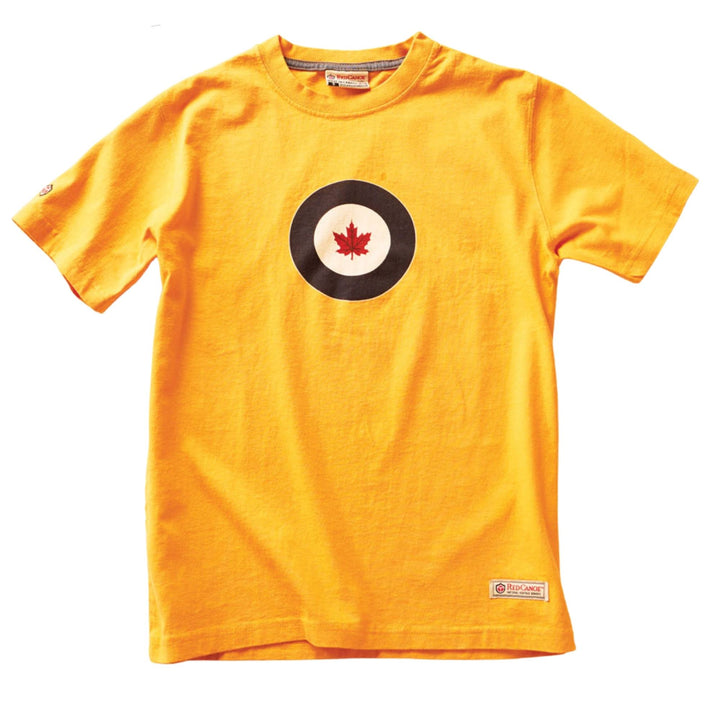 T-shirt RCAF jaune pour homme par Red Canoe