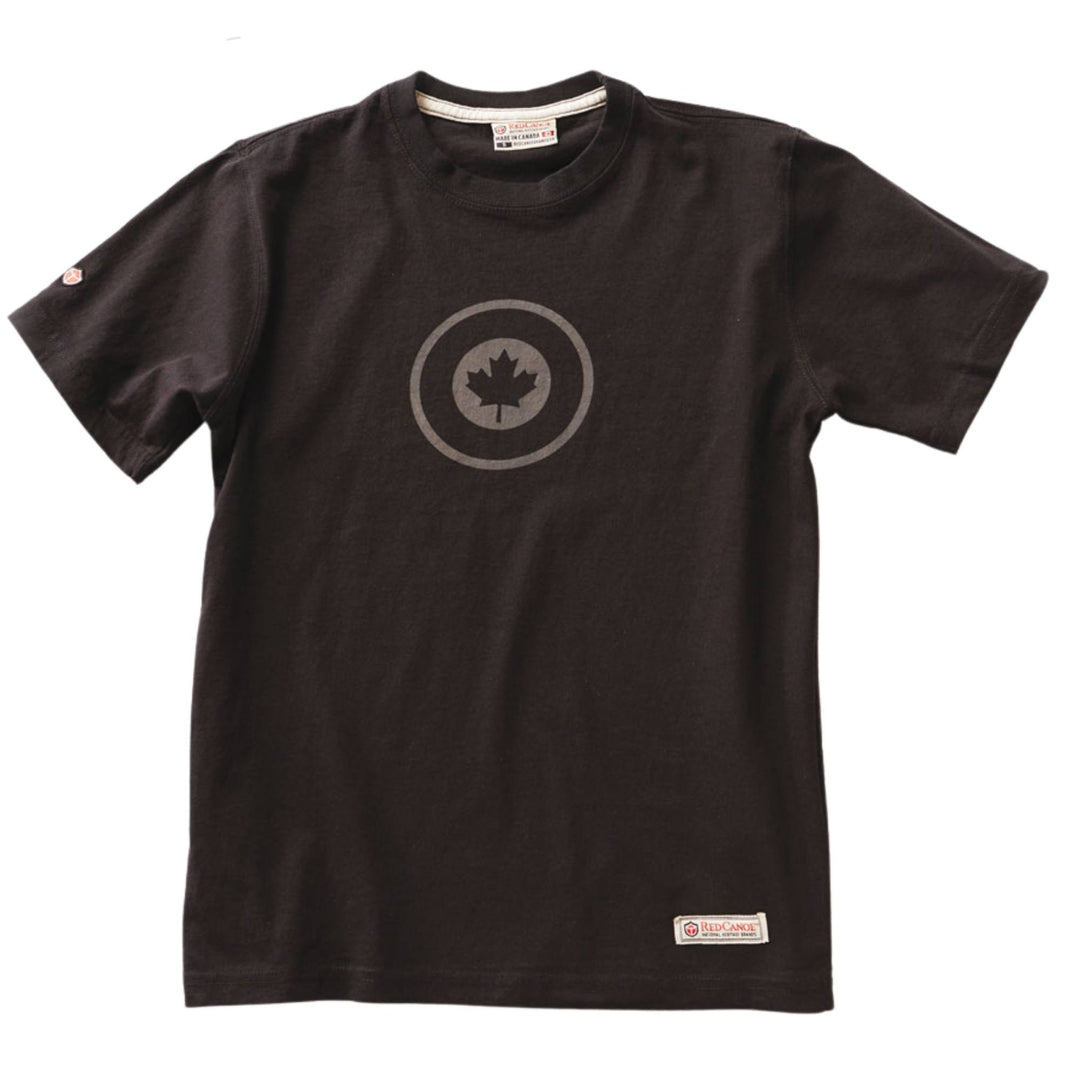 T-shirt RCAF noir pour homme par Red Canoe
