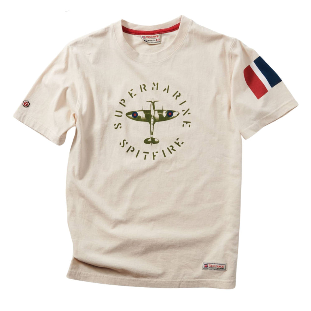 T-shirt super marine spitfire stone pour homme par Red Canoe