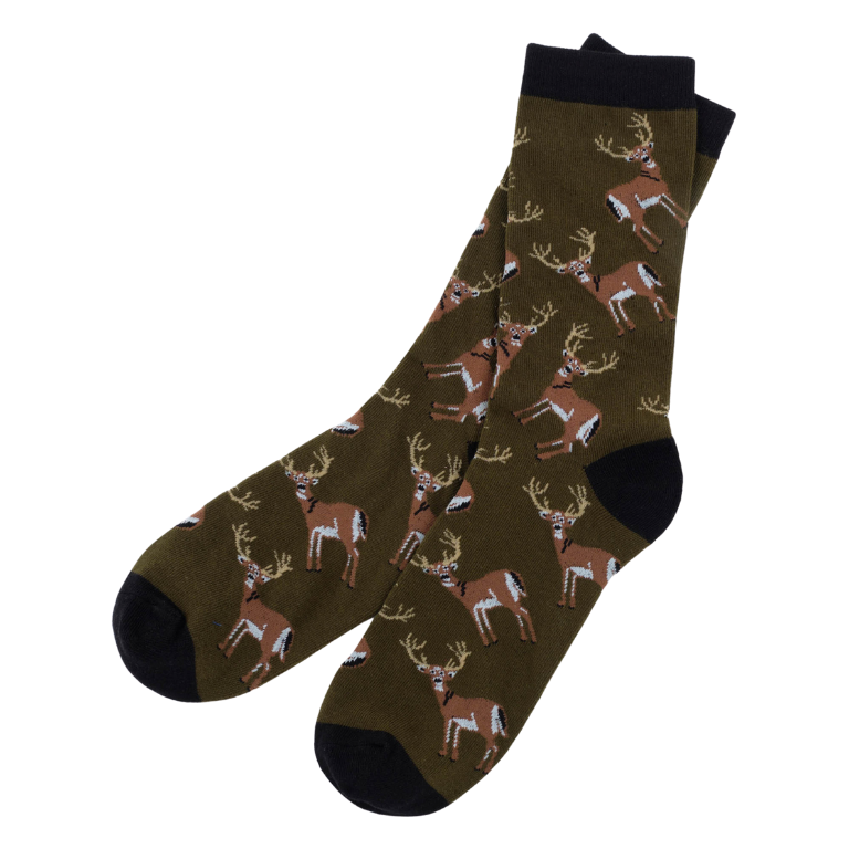 Chaussettes avec motifs de cerfs