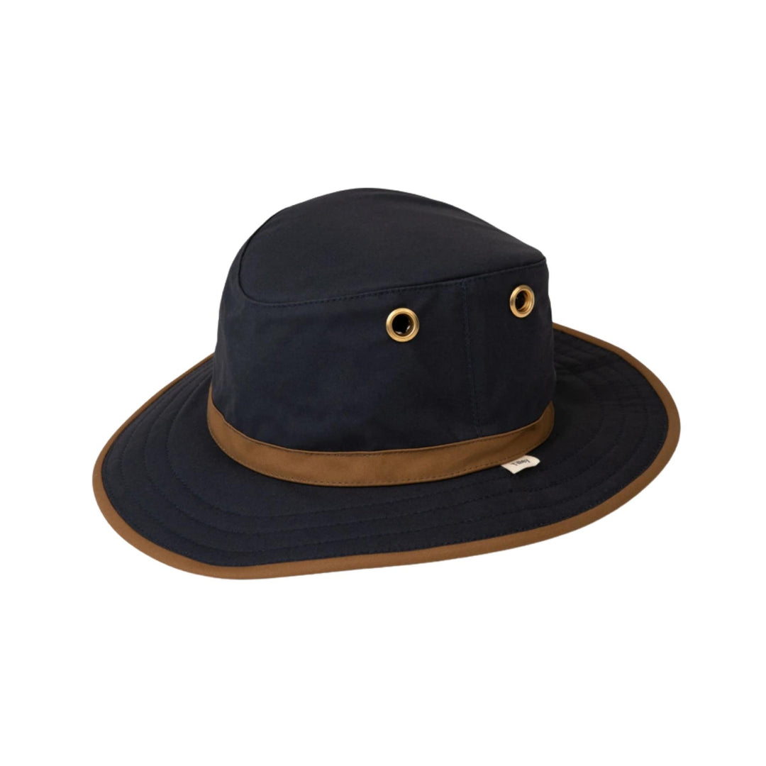 Chapeau Tilley Outback bleu marine vue de côté