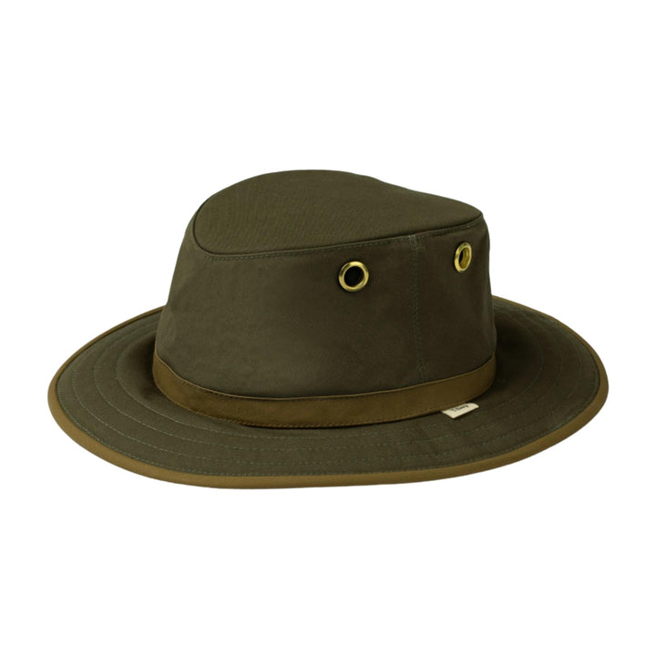 Chapeau Tilley Outback vert vue de côté