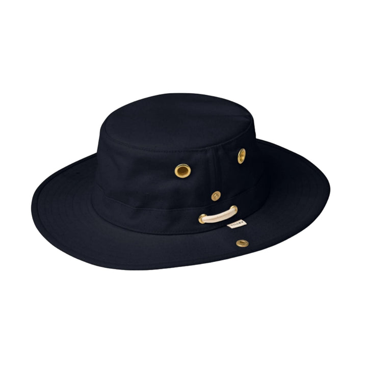 Chapeau Tilley T3 bleu marine vue de côté