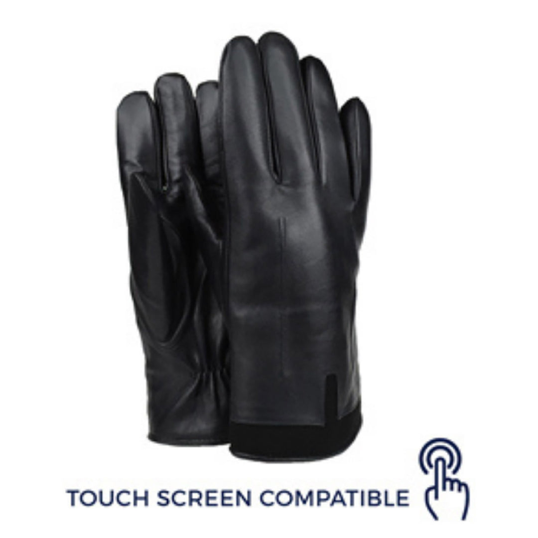 Gants en cuir et peau de mouton pour hommes tactiles