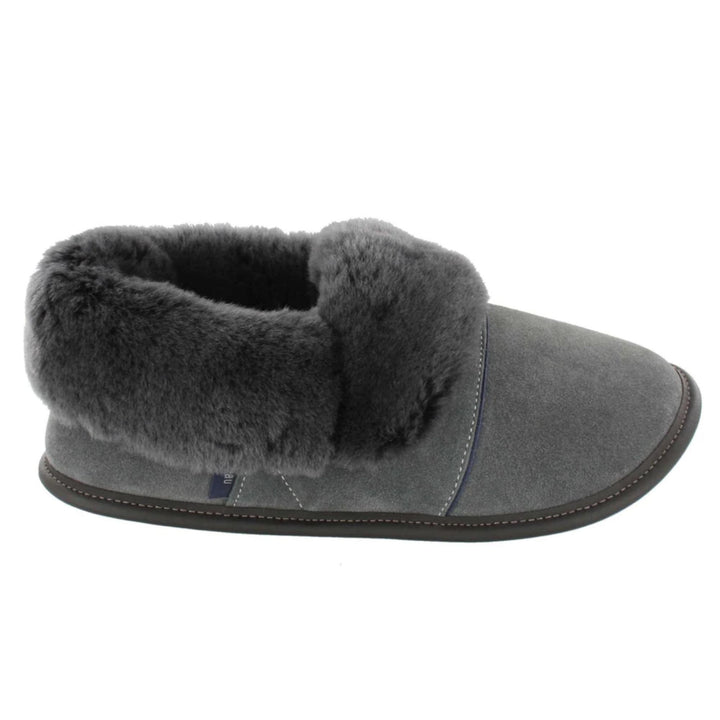 Pantoufles charbon en mouton Garneau pour homme