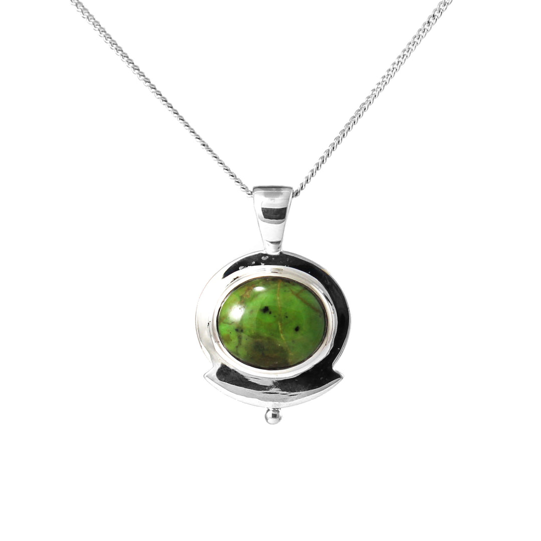 Pendentif gaspéite de la Gaspésie