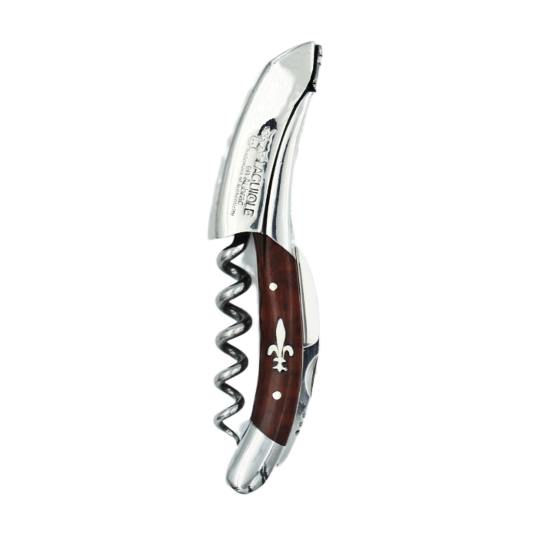 Sommelier manche en Amourette avec fleur de Lys ivoire