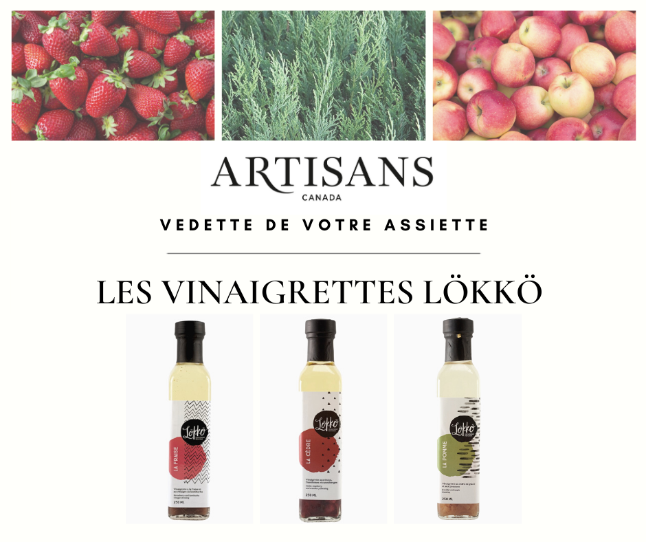 Vedette de votre assiette - Les vinaigrettes Lökkö - La Cèdre