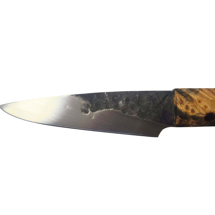 Lame du Couteau avec manche en buckeye burl par Lapointe Kitchen knives