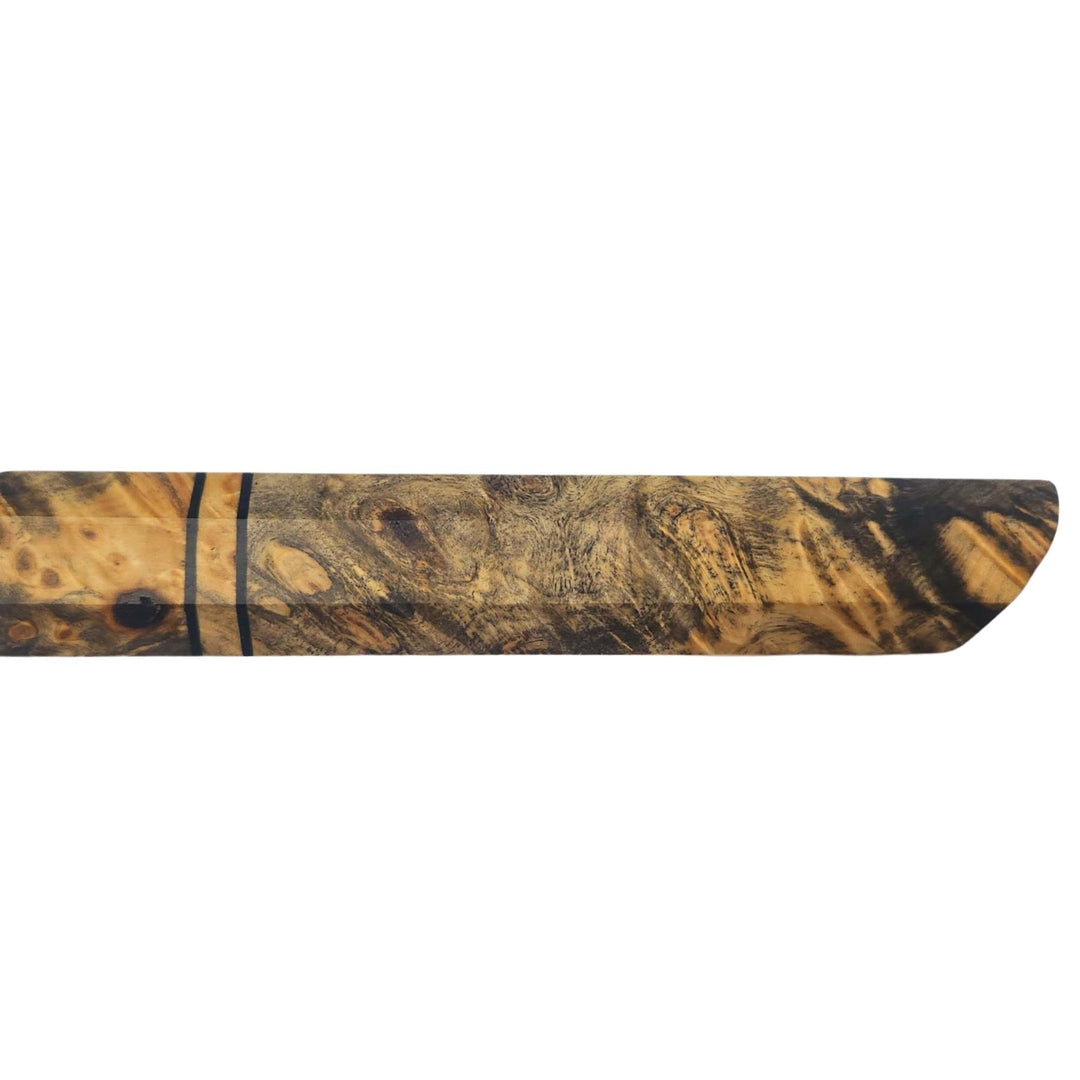 Manche du Couteau avec manche en buckeye burl par Lapointe Kitchen knives