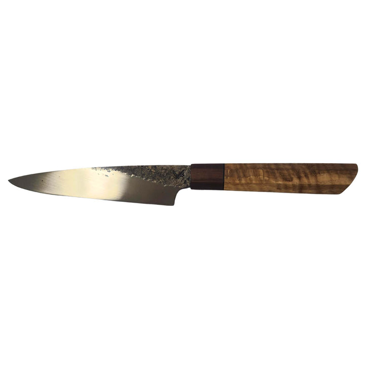 Couteau avec manche en bois d'érable par Lapointe kitchen knives vu de devant